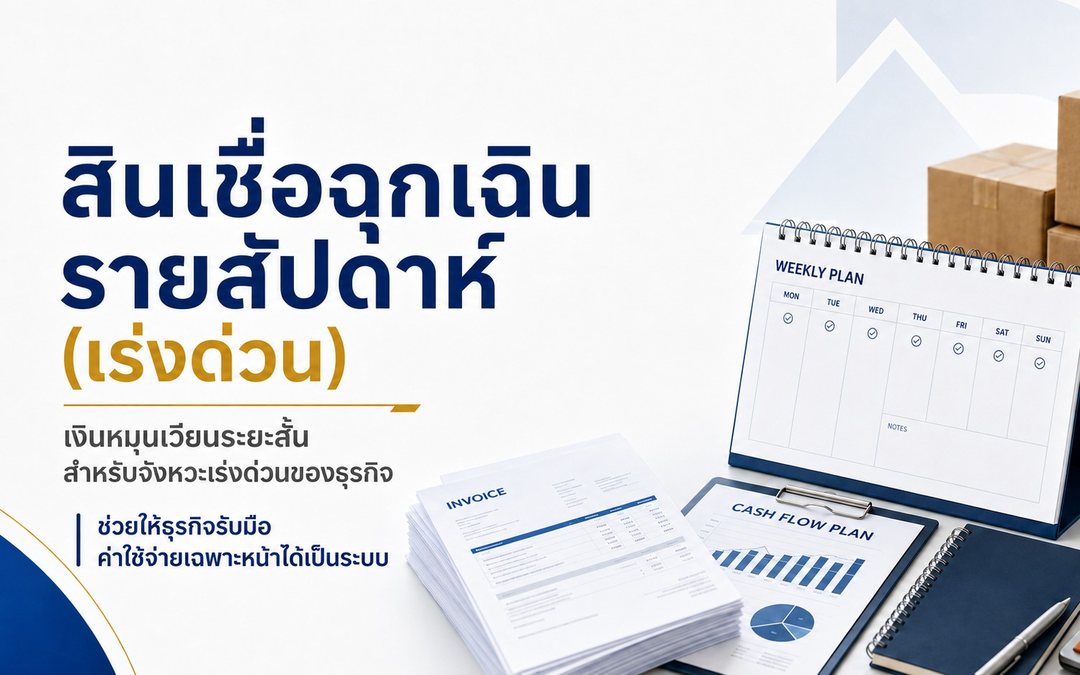 สินเชื่อฉุกเฉินรายสัปดาห์
